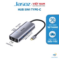HUB Type C to HDMI+RJ45 gigabit+USB 3.0+PD 100W JASOZ T-H111