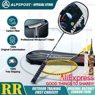 ALP Rr 4U Badminton racket 2 pieces/lot Max 22 lbs Original (including bag and string) Professional 