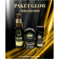 LEBIH HEMAT HW GLOW SKINCARE ( Paket Glow )