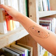 刺青紋身貼紙 - 太陽系 星球紋身 Surprise Tattoo