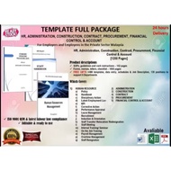 [FULL SET TEMPLATE] HR, Admin, Accounts, Construction, Procurement & Contract 🔥GIFTS🔥 Policy, Letter