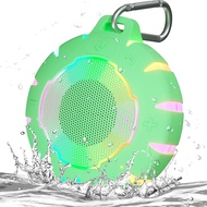 HEYSONG Waterproof Shower Speaker, Durable & Lightweight Portable Speaker with HD Sound, Stereo Pair