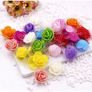 12pcs 3.5cm Mini PE Foam Rose Heads Artificial Silk Flowers for Home Garden DIY Pompom Wreaths Weddi