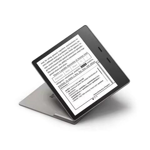 Kindle Oasis 3 E reader 300PPI E-ink Screen｜Adjustable Font Size｜Warm Backlight｜Page Turn Buttons｜Su