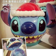 日本迪士尼 史迪奇 聖誕帽限量款糖果盒