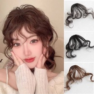 Fashion Fake Air Bangs Hair Extensionic Style Fringe Natural Fuffy Clip Curly In Front Fringe Hair E