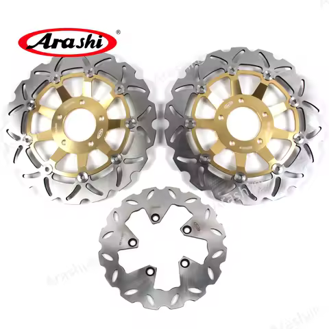 Arashi 1 Set 290 / 240 mm CNC Full Floating Front Rear Brake Disc Rotors For SUZUKI SV650 SV 650 SV-