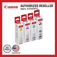 Canon GI-75 Pigment Ink Bottle (GX1070/GX2070) -  Black/Cyan/Magenta/Yellow