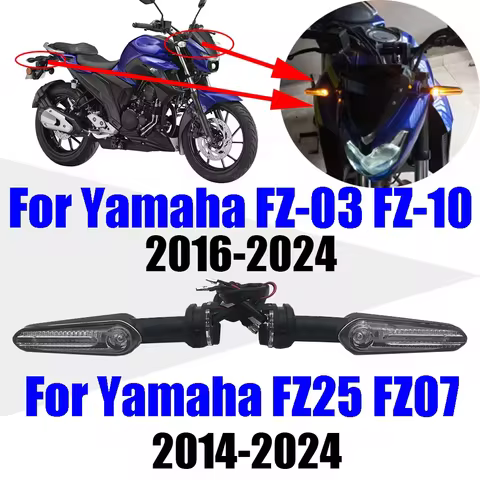Motorcycle Turn Signal Light Indicator Directional Flasher Lamp For YAMAHA FZ-25 FZ25 FZ-03 FZ03 FZ 