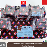 Diamond Dark Chocolate Compound Coklat Repack250gr