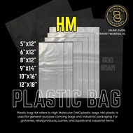 BUNGKUS GROCERY PLASTIC BAG HM 5X12, 6X12, 8X12, 9X14, 10X16, 12X18
