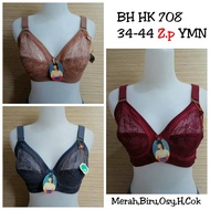 SISTER BH HK 708 BRA JUMBO CUP B BROCADE LACE WITHOUT FOAM WITHOUT WIRE SIZE 34 36 38 40 42 44