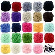 100G Skeins Super Thick Chunky Yarn 1Ply Soft Cashmere Milk Velvet Knitting Wool 1-30