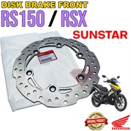 100% ORIGINAL HONDA FRONT DISC PLATE DISC DEPAN RS150 / RSX150 DISK BRAKE SUNSTAR 45251-K56-N11