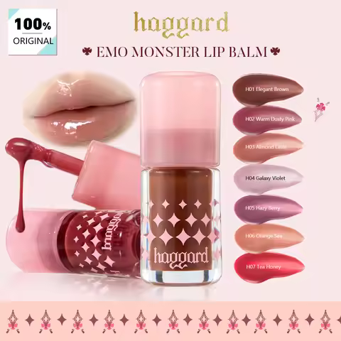 haggard Emo Monster Lip Balm,Plumping Lip Balm Texture,Silky Creamy Feel,Natural Lip-Plumping,Soft C