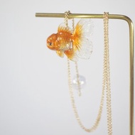 泰獅金魚毛衣鏈三色入 獨立設計 好運錦鯉創意配飾 交換禮物