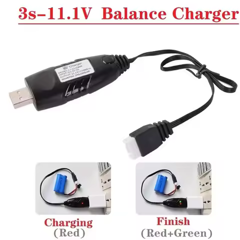 11.1v 500mAH / 1500mAH / 2000mAH 3S Lipo Battery Balance Charger for 11.1v Battery For RC Hobby Drop