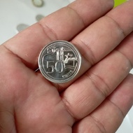 Uang kuno, koin kuno 50 cents singapur 2015