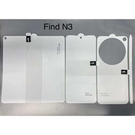 High Clear Full Cover Soft Hydrogel Film for OPPO Find N3 N3 N Outer Screen + Inside Screen Back Screen Protector for Oppo Find N2