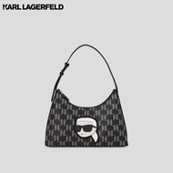 KARL LAGERFELD - K/IKONIK MONOGRAM SHOULDER BAG 245W3064