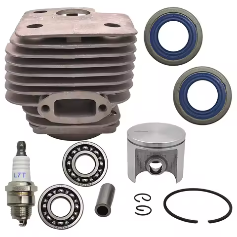 50mm Cylinder Piston Crankshaft Bearing Kit For Husqvarna 268 268 Special 268XP Chainsaw Spark Plug