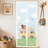 AILUOLAN | Cool Air Blocking Cartoon Magnetic EVA Door Curtain