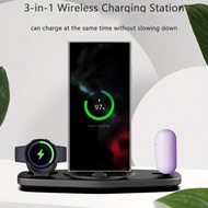 Wireless Charger Stand Pad For Galaxy S25 S24 Ultra S23 S22 S21 Z Fold Flip Note Foldable Fast Charg