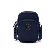MLB กระเป๋าสะพายข้าง กระเป๋าผู้หญิงรุ่นใหม่ MLB Diamond Monogram PU Emboss Phone Pouch New York Yank