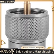 Camping Stove Adapter 1LB Propane Small Tank Input and a Lindal Valve EN417 Output Outdoor Cylinder 