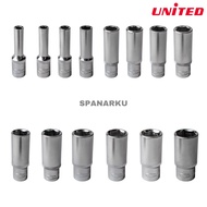 3/8" WHITE DEEP SOCKET 6MM-24MM (6 POINT)