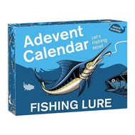 Fishing Bait Advent Calendar Fishing Theme Advent Calendar 24pcs Christmas Fishing Lure Advent Calen