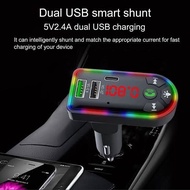 SP MOBILE เครื่องเล่น MP3 ในรถยนต์ เครื่องเล่นเพลง Dual USB บลูทูธ 5.0 : Car F7 Bluetooth MP3 Player