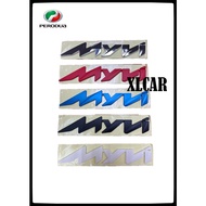 [XL]PERODUA MYVI LAGI BEST REAR BONNET WORD EMBLEM LOGO - MYVI