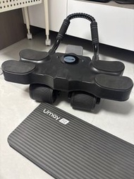 四輪健腹輪  自動回彈卷腹輪 腹肌訓練器  家用腹肌輪