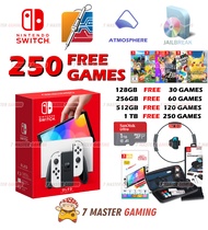 Nintendo Switch OLED / V2 Jailbreak - Atmosphere System with Games - Can Self Select Game - 1TB 250 