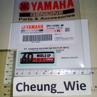 2PV-F3395-00 Emblem Sticker Logo Sticker Yamaha 60th Anniversary World GP Ori YGP