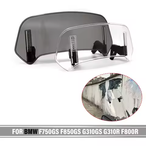 Universal Motorcycle Windshield Extension Adjustable Spoiler Deflector For BMW F750GS F850GS G310GS 
