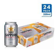 Thùng 24 lon bia Sapporo 330ml