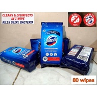 Domestos Professional Disinfecting Surface Wipes 80s | Antibacterial Wipes |
