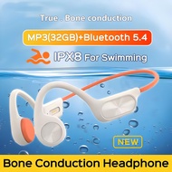 NEW Bluetooth 5.4 Bone Conduction Headphones hifi Bass Wireless Headset 32GB RAM MP3 Player IPX8 Wat