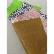 Ready stock Saiz A4 embossed cow leather diy kulit lembu cetak