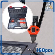 160pcs Riveter Nuts Guns With Nuts M3 M4 M5 M6 M8 M10 M12 Tang Paku Rivet