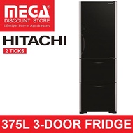 HITACHI R-SG38KPS 375L 3-DOOR FRIDGE
