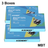 3 กล่อง AZDENT ชุดอุปกรณ์จัดฟันแบบยึดติดด้วยตัวเอง รุ่น Roth/MBT ขนาด 0.022 พร้อมตะขอ 345 และท่อสำหร