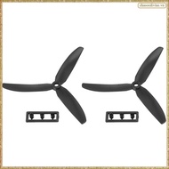 [K O G X] 1 pair 5030 3-Blades Direct Drive Propeller Prop CW/CCW for RC Airplane Aircraft (Black)