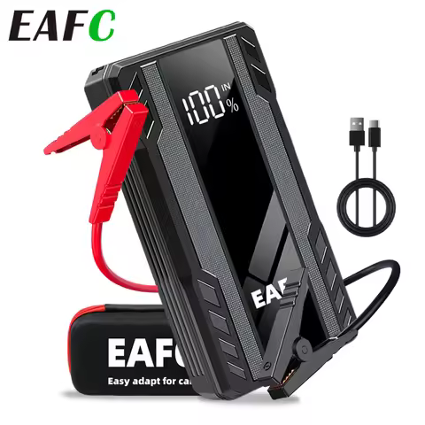 Multi-Function Emergency CarJump Starter 1000A Peak 6400mAh Power Bank Charger SOS Flashlight for Ba
