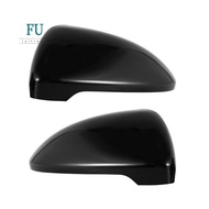 2 Pieces For Golf 7 Mk7 7.5 Gtd R for Touran L E-Golf Side Wing Mirror Cover Caps Bright Black Rearview Mirror Case Cover 2013-2017