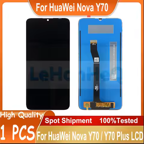 6.75" For Huawei Nova Y70 LCD Original Display Touch Screen Digitizer Assembly For Nova Y70 Plus MGA
