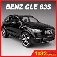 KLT 1:32 Benz GLE 63S SUV Metal Alloy Toys Car Model Diecast Vehicle For Boys Kids Simulation Sound 