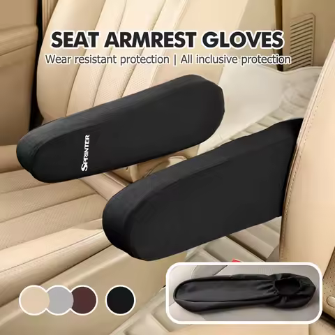 Universal Car Seat Armrest Protector Cover Decorative Accessories For Mercedes Benz W124 W203 W204 V